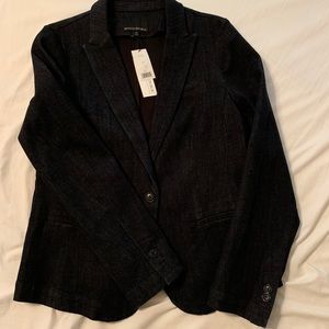 Banana Republic NWT navy denim blazer size 10